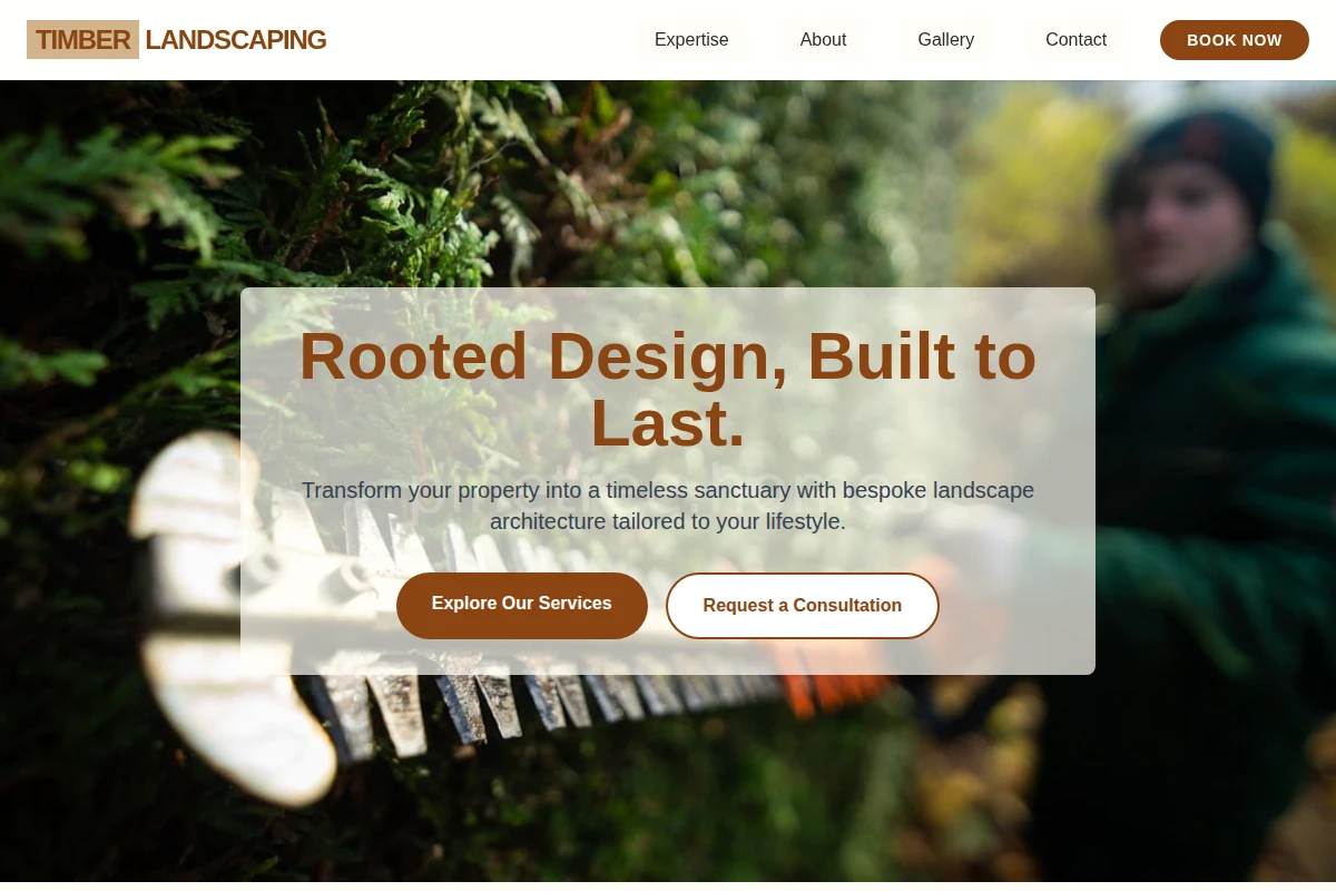 Timber Landscaping